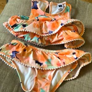 Janie & Jack Floral Bikini